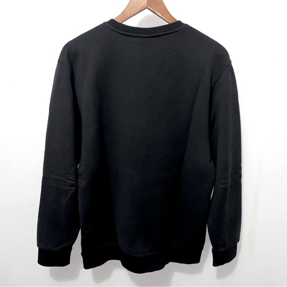adidas Originals - Trefoil Chenille Logo Crewneck (Black) - Picture 2 of 7